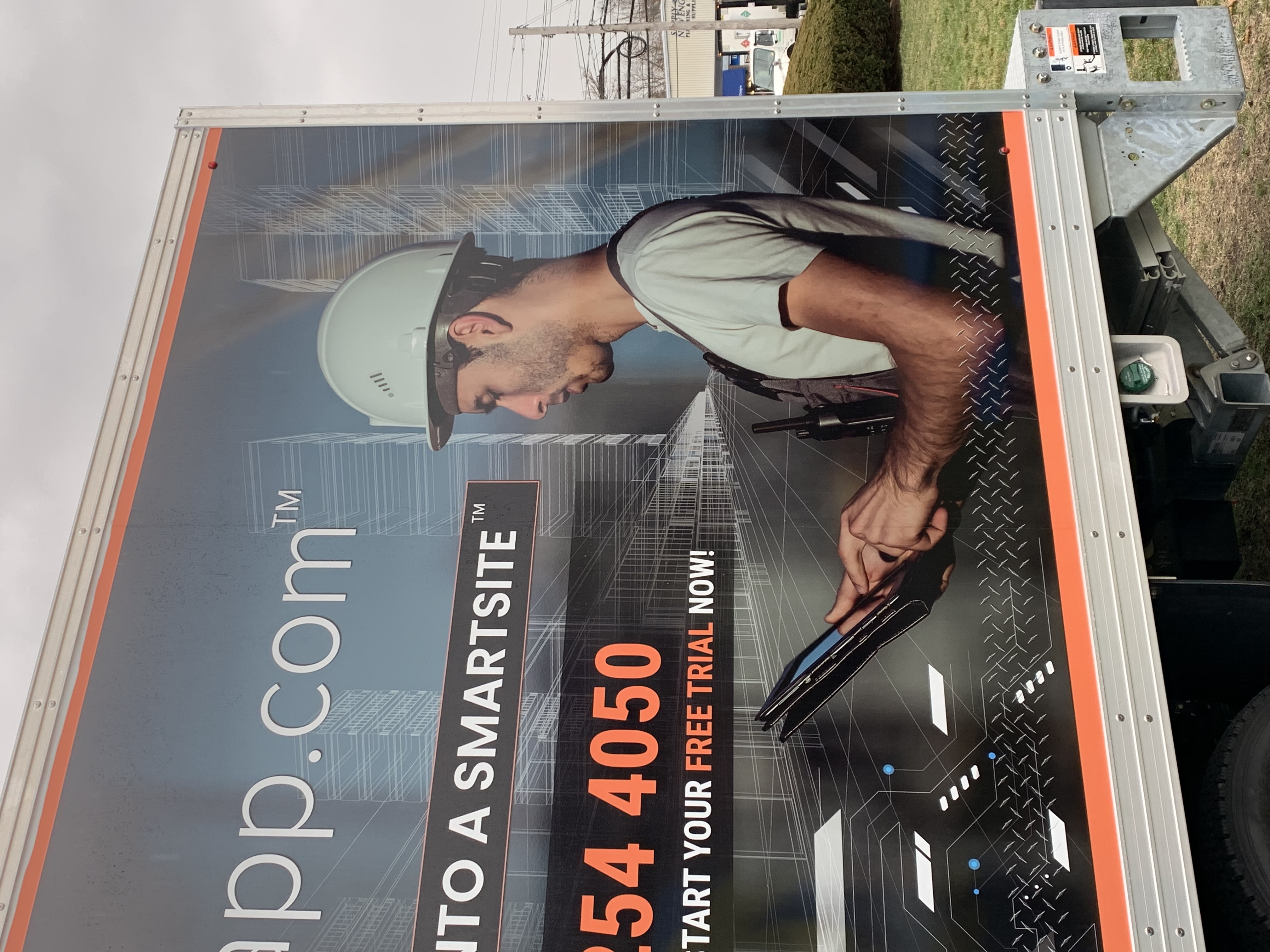 Smartapp fleet truck wrap
