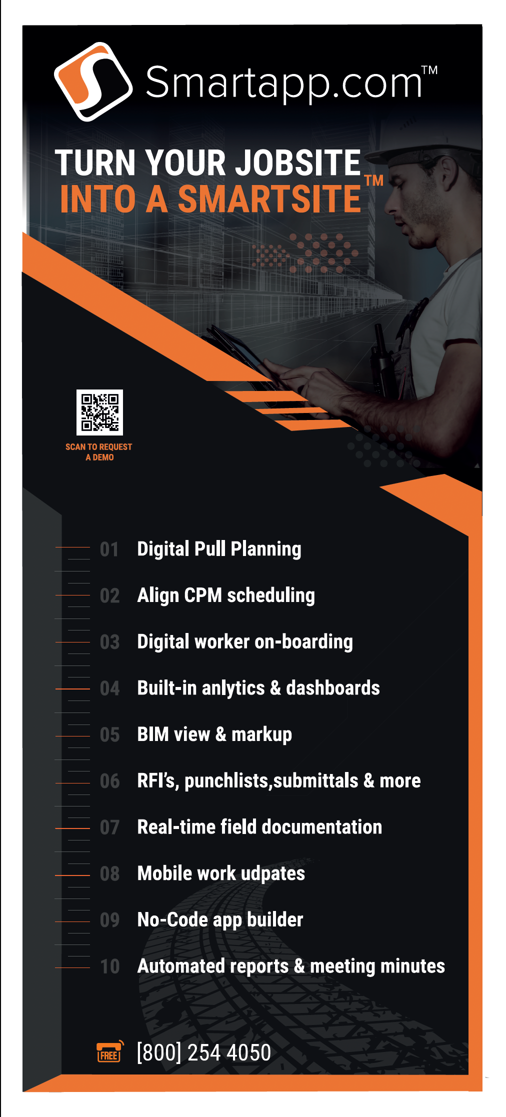 Smartapp pull-up banner